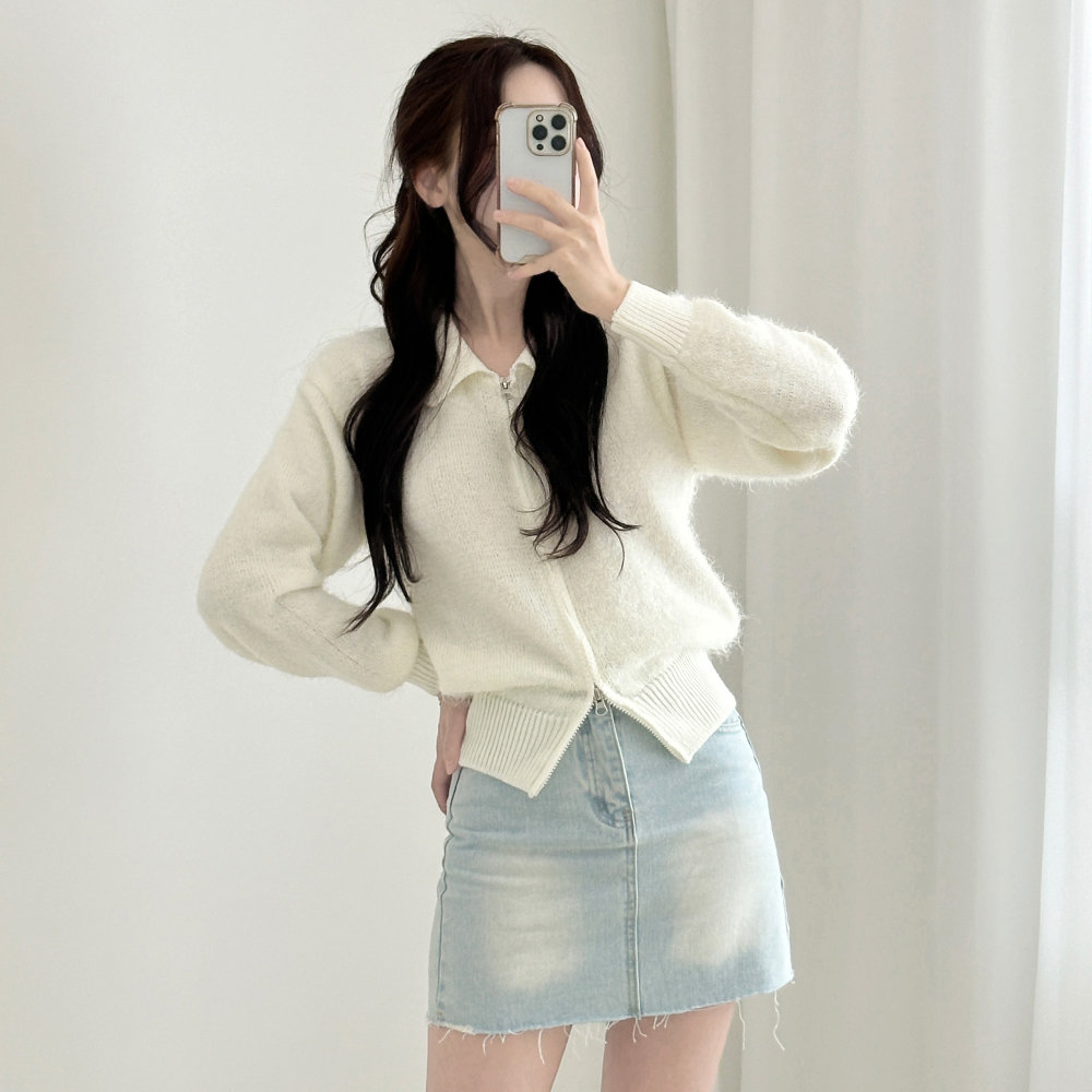 cutting mini denim skirt jean