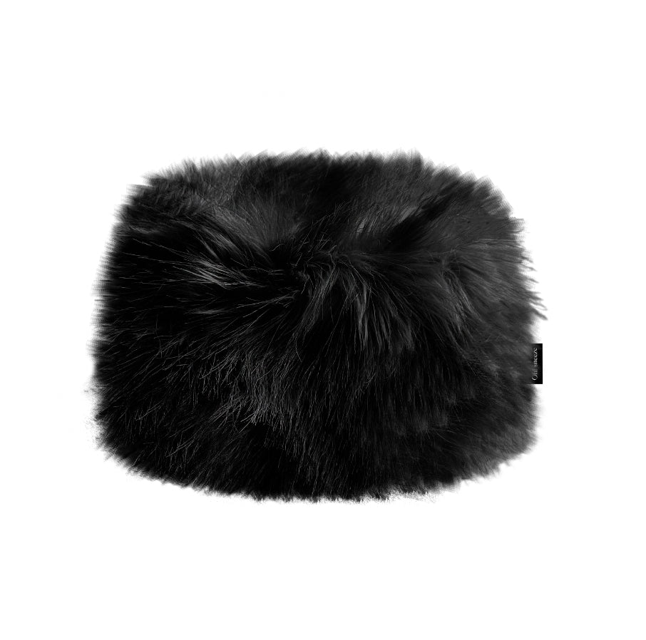 Shafka fur hat_ black