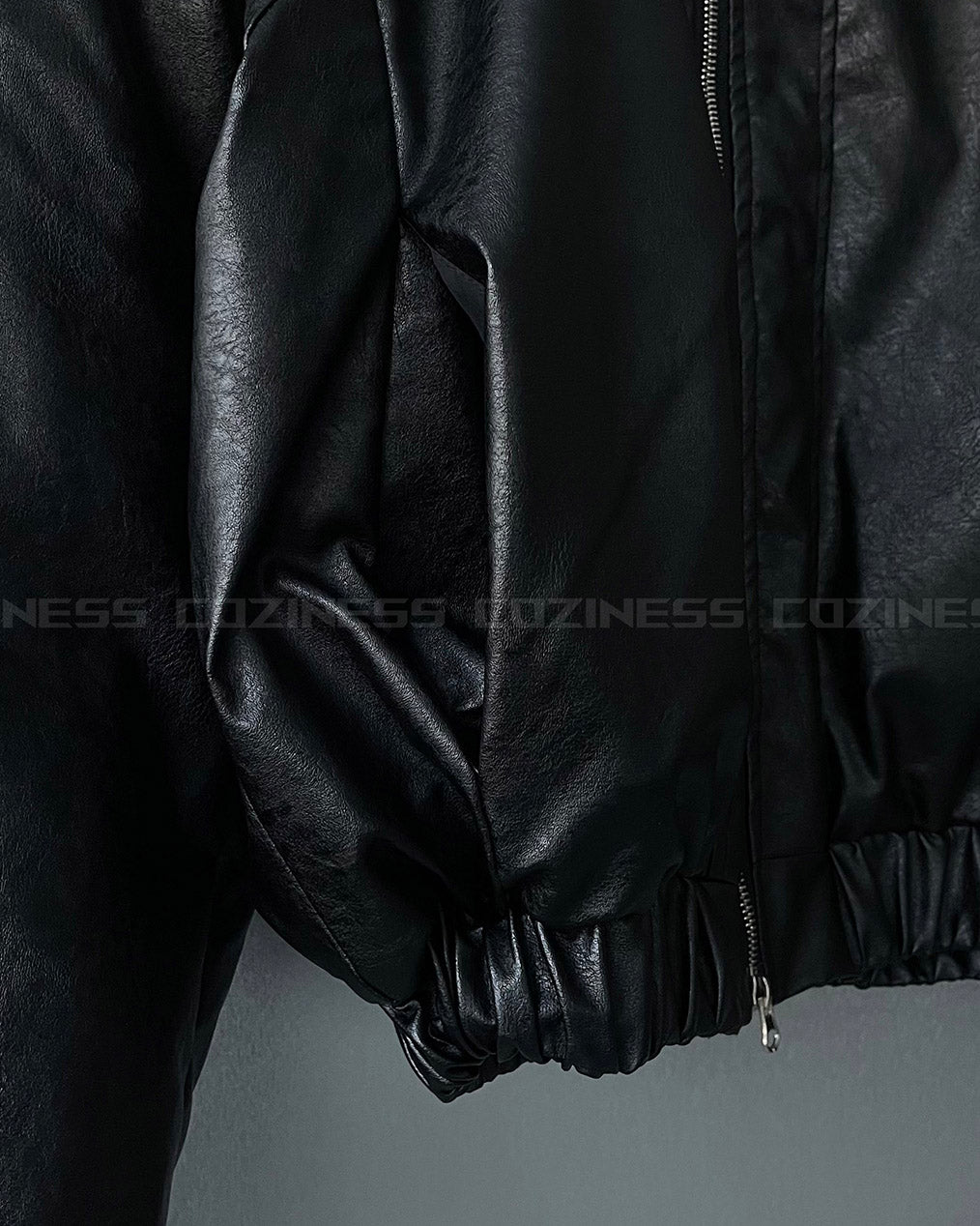 OW Vegan Leather Quilting Jacket (1 colors)