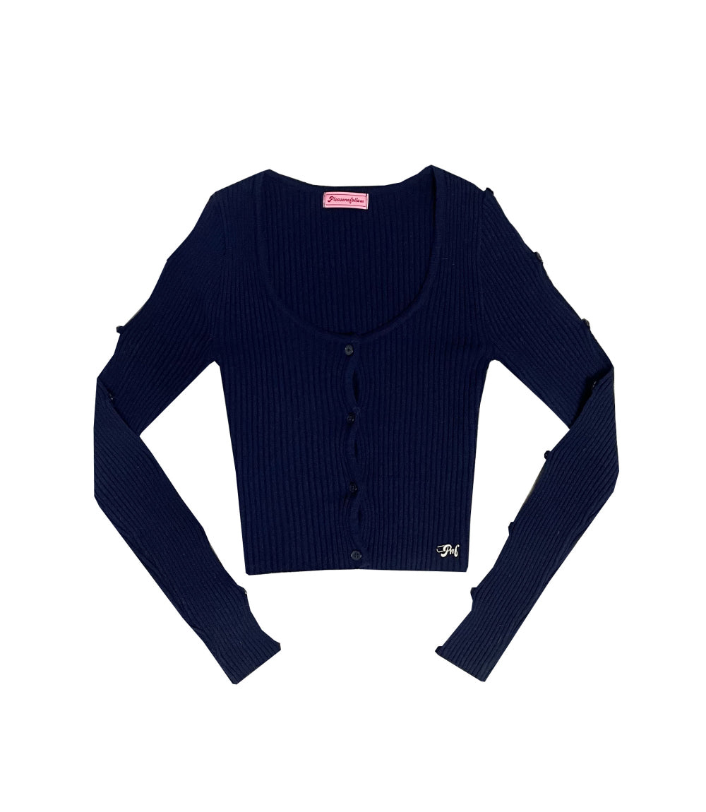 PNF made Mov button knit top