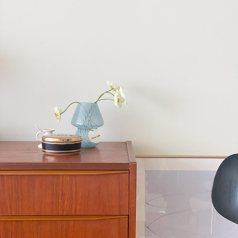 Mushroom Glass Vase