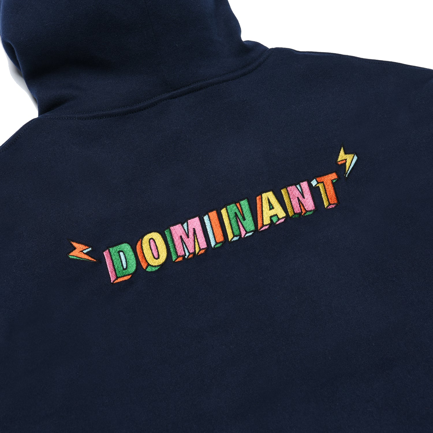 Dominant Cloud Embroidery Dried Hoody_Navy