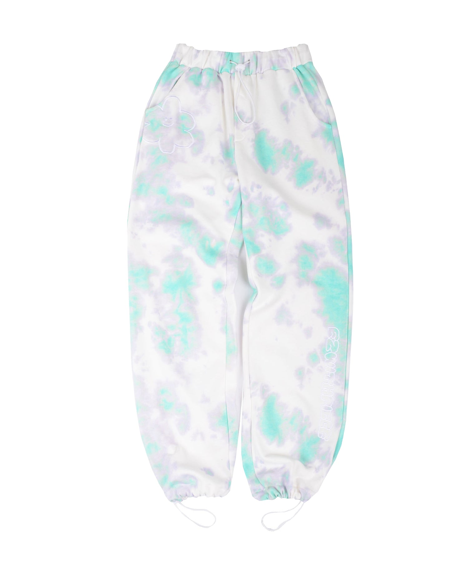 [EZwithPIECE] TIE-DYE DAISY SWEAT PANTS (2COLORS)