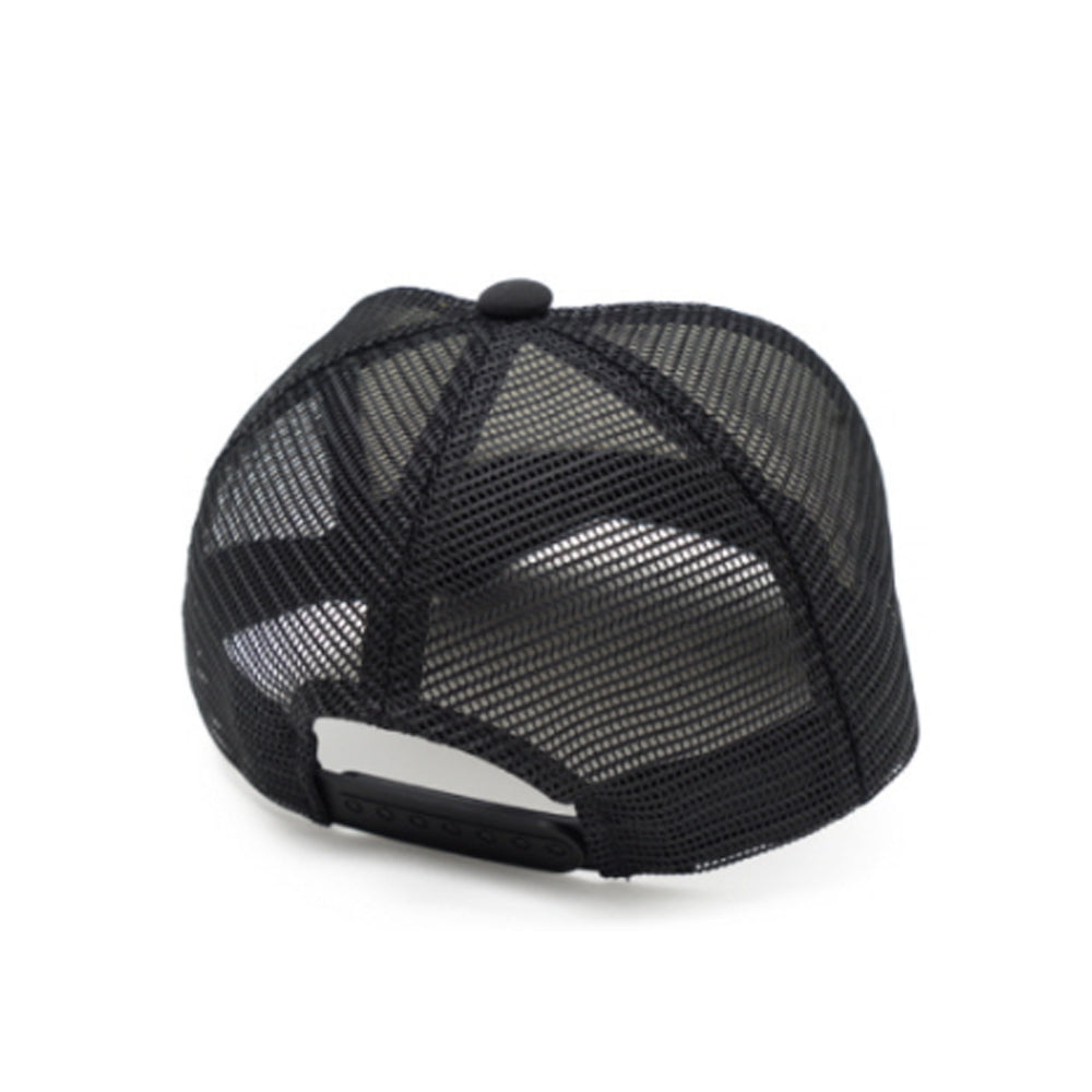 BASIC LOGO MESH CAP - BLACK