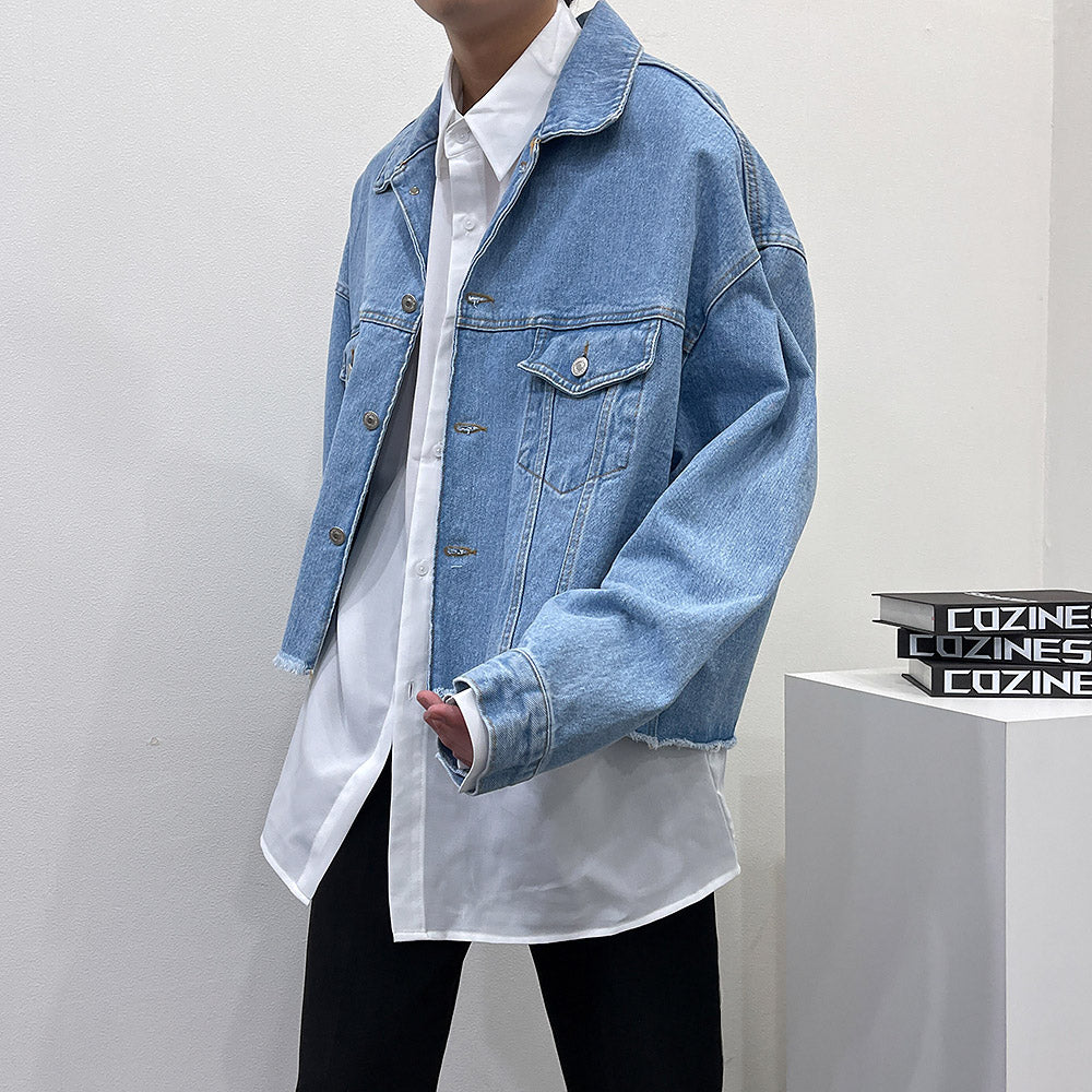 LN Cutting Cropped Jean Jacket (3 colors)