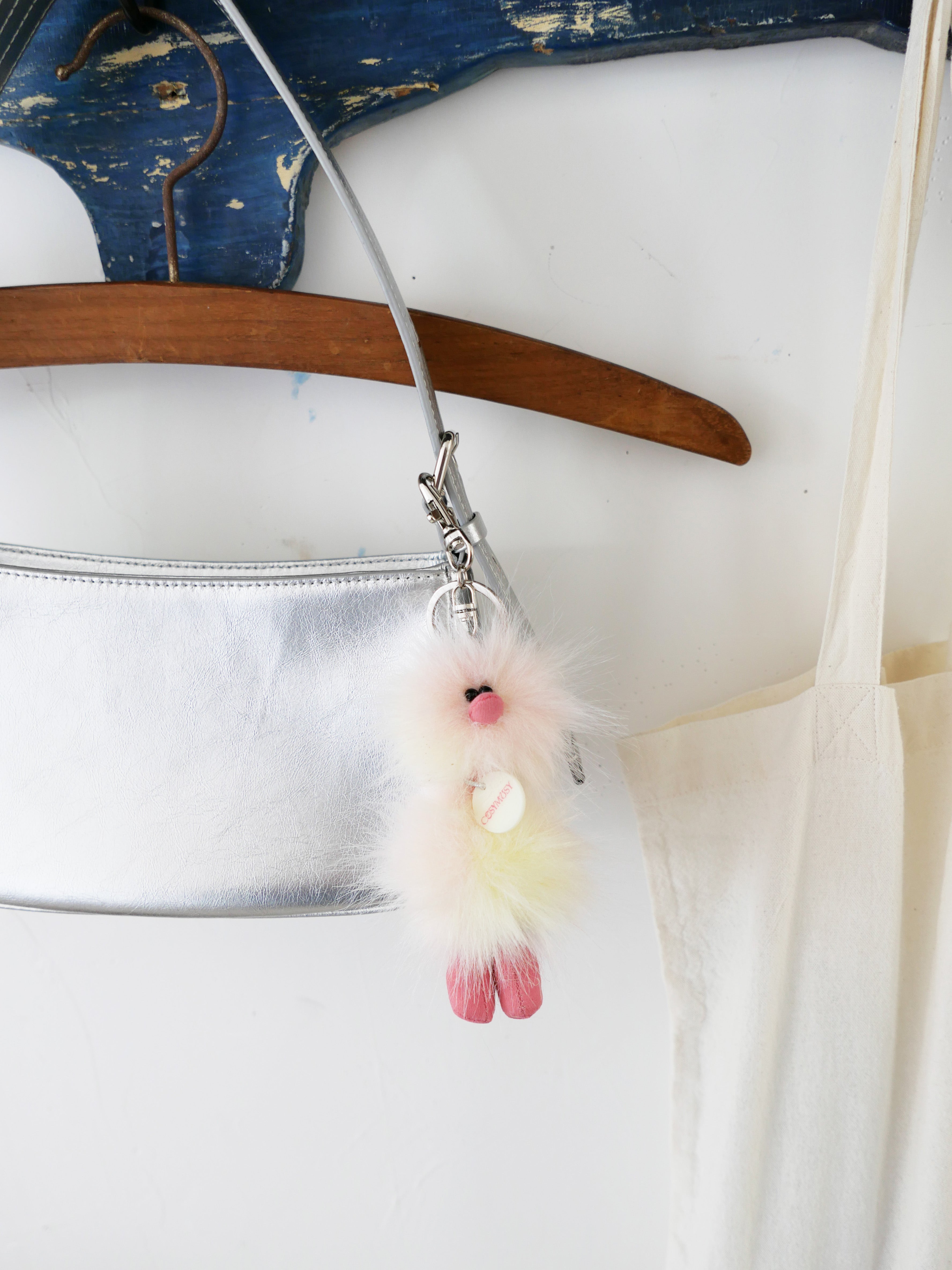 Cosymosy Mini Bird Keyring -  Rainbow