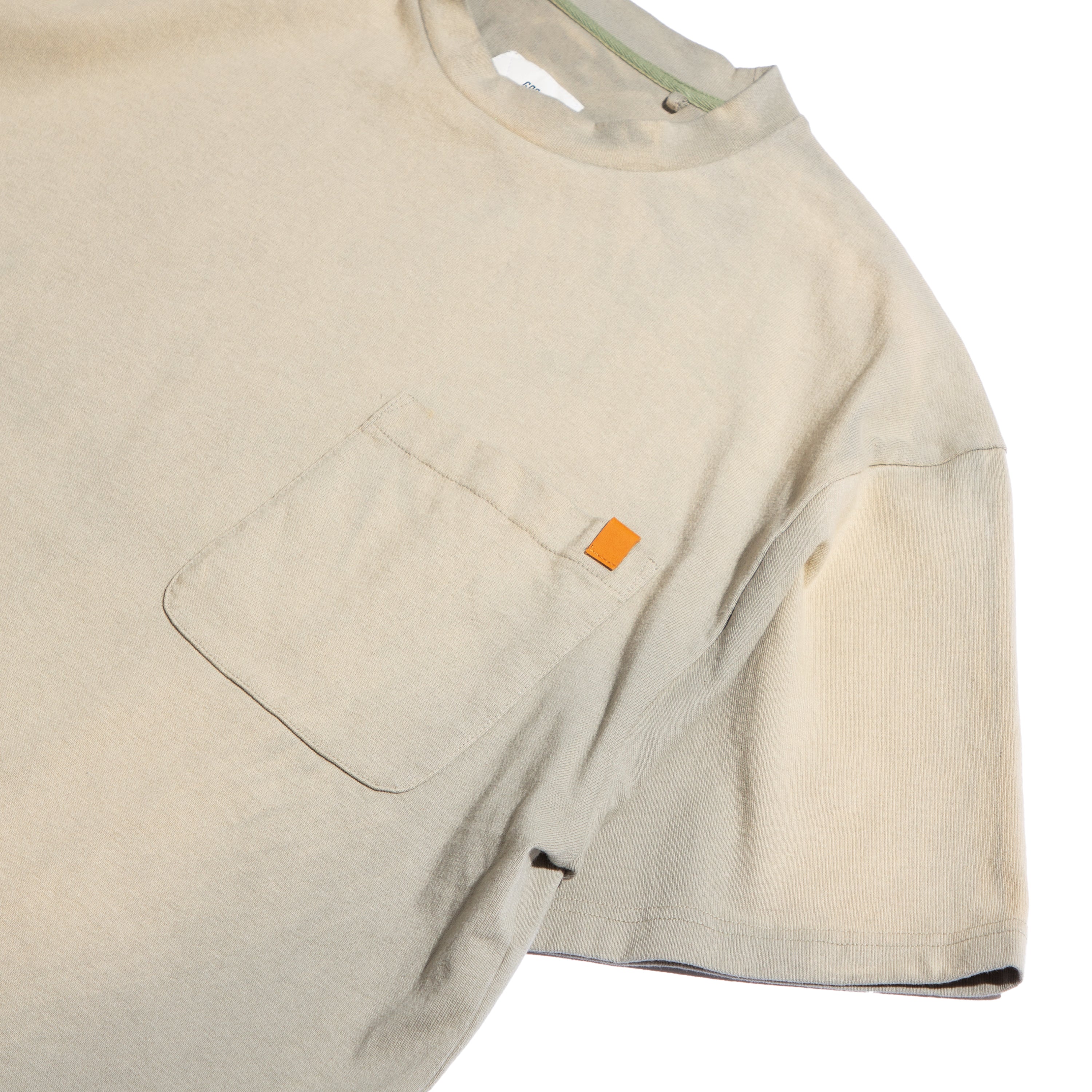 Faded Washed S/S Pocket Big Tee / Faded Sage