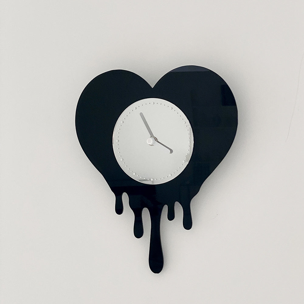 MY BLOODY ROMANCE Silent Wall Clock - Black