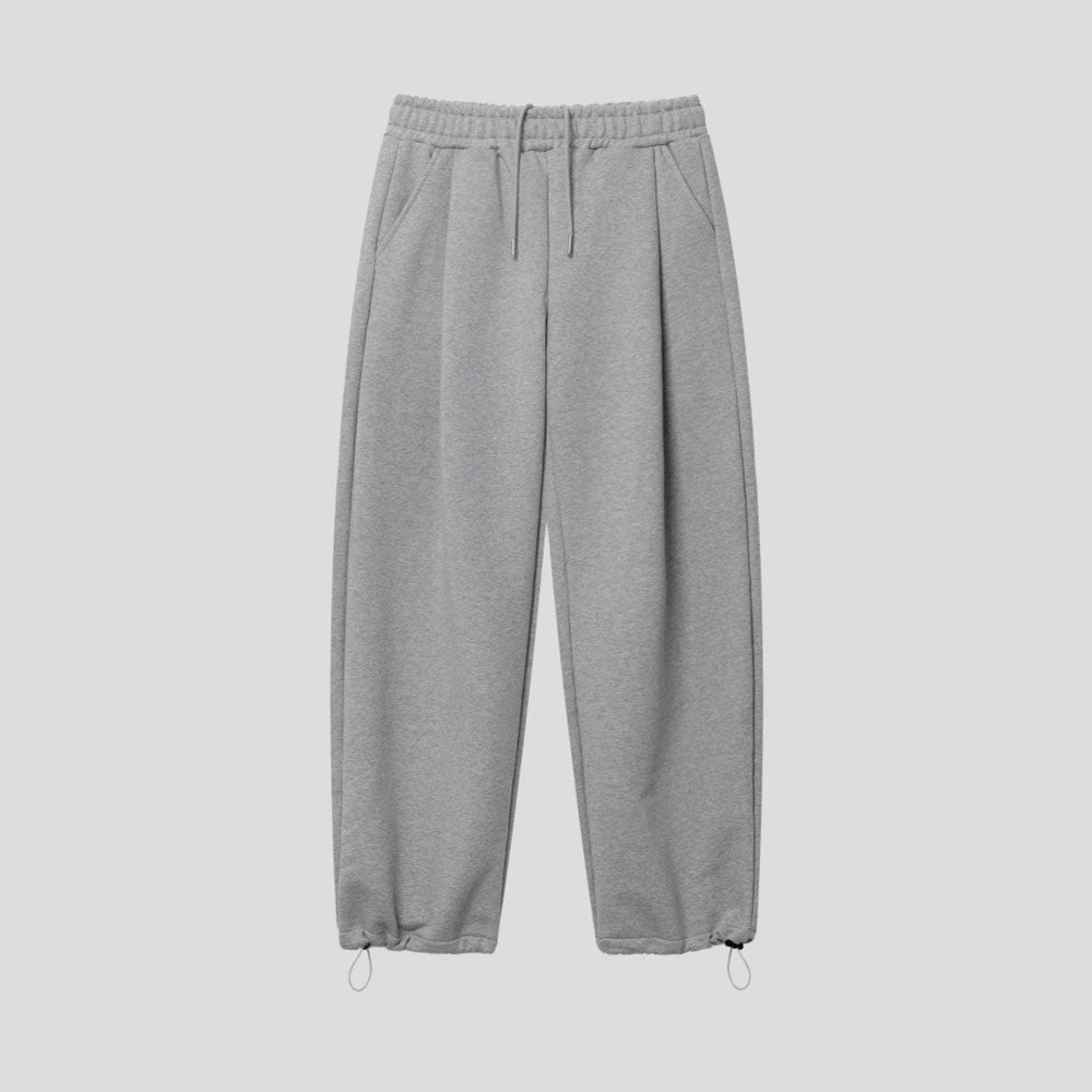 ASCLO Deep Wide Tuck Sweat Pants (3color)