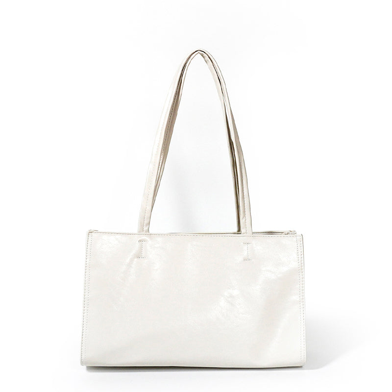 Glossy venti bag_ivory 