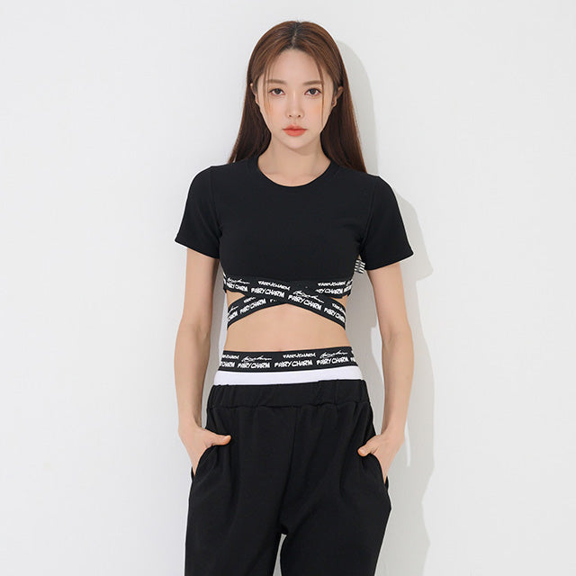 TOP(9259) Pair X Crop Tee