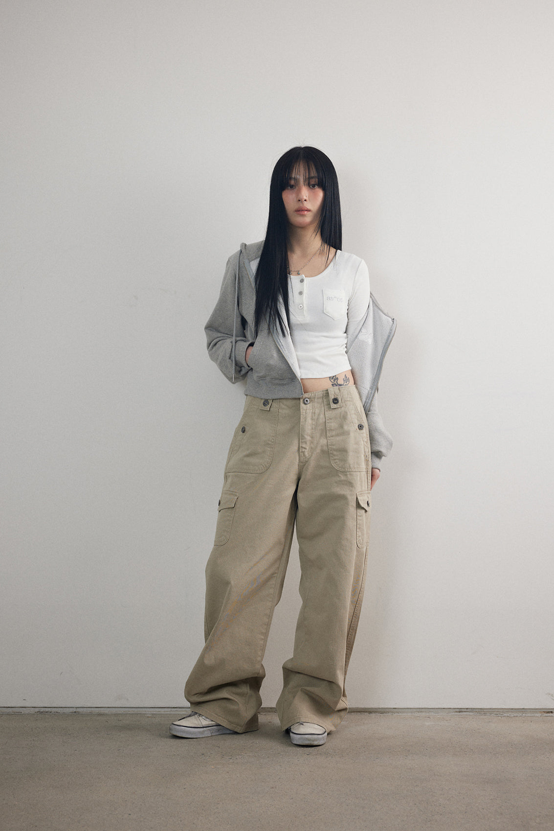 JED CARGO PANTS / BEIGE