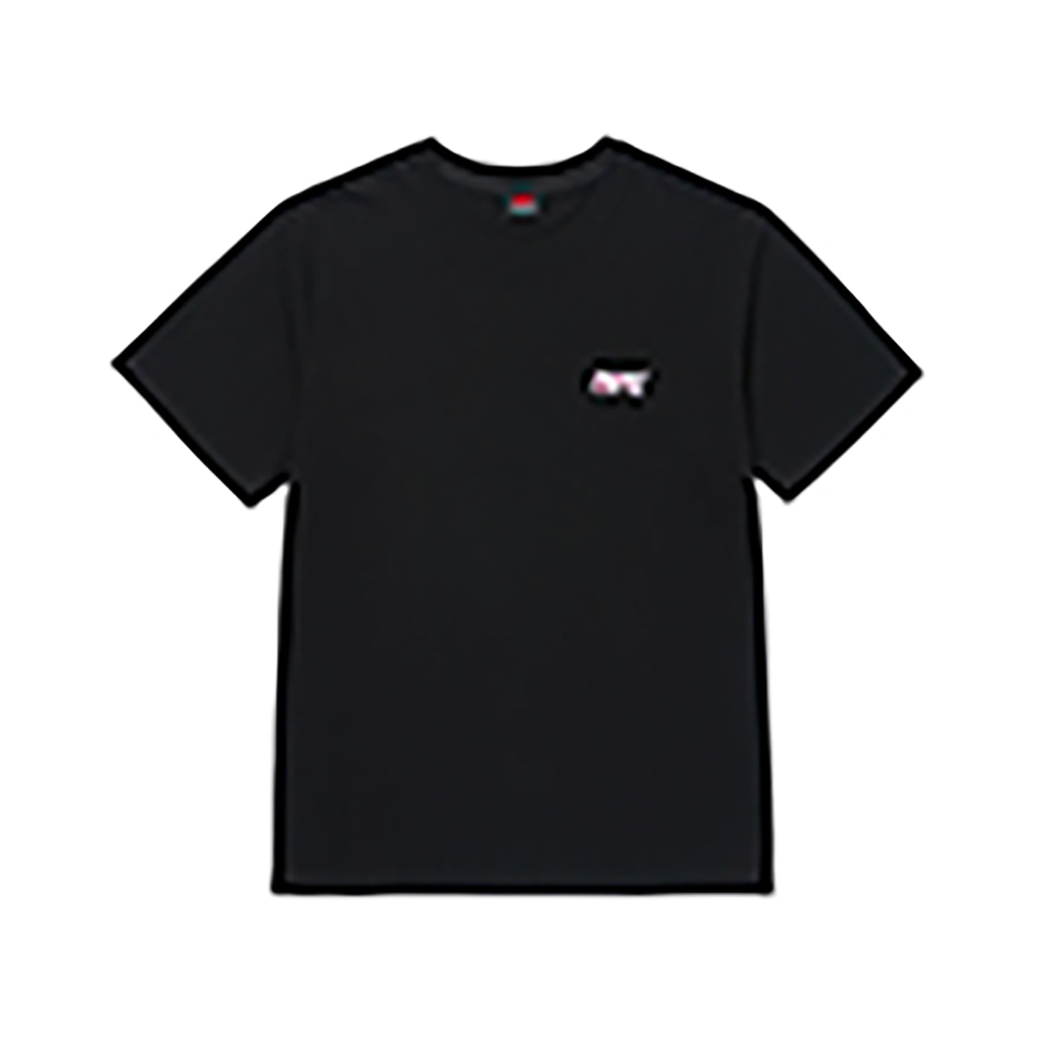 IRIDESCENT MARBLE LOGO T-SHIRTS [BLACK]