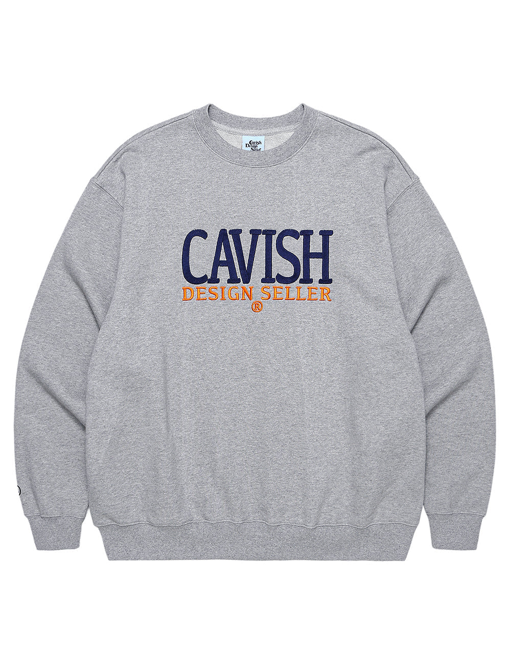 SERIF EMB SWEATSHIRT GREY(CV2CFUM470A)