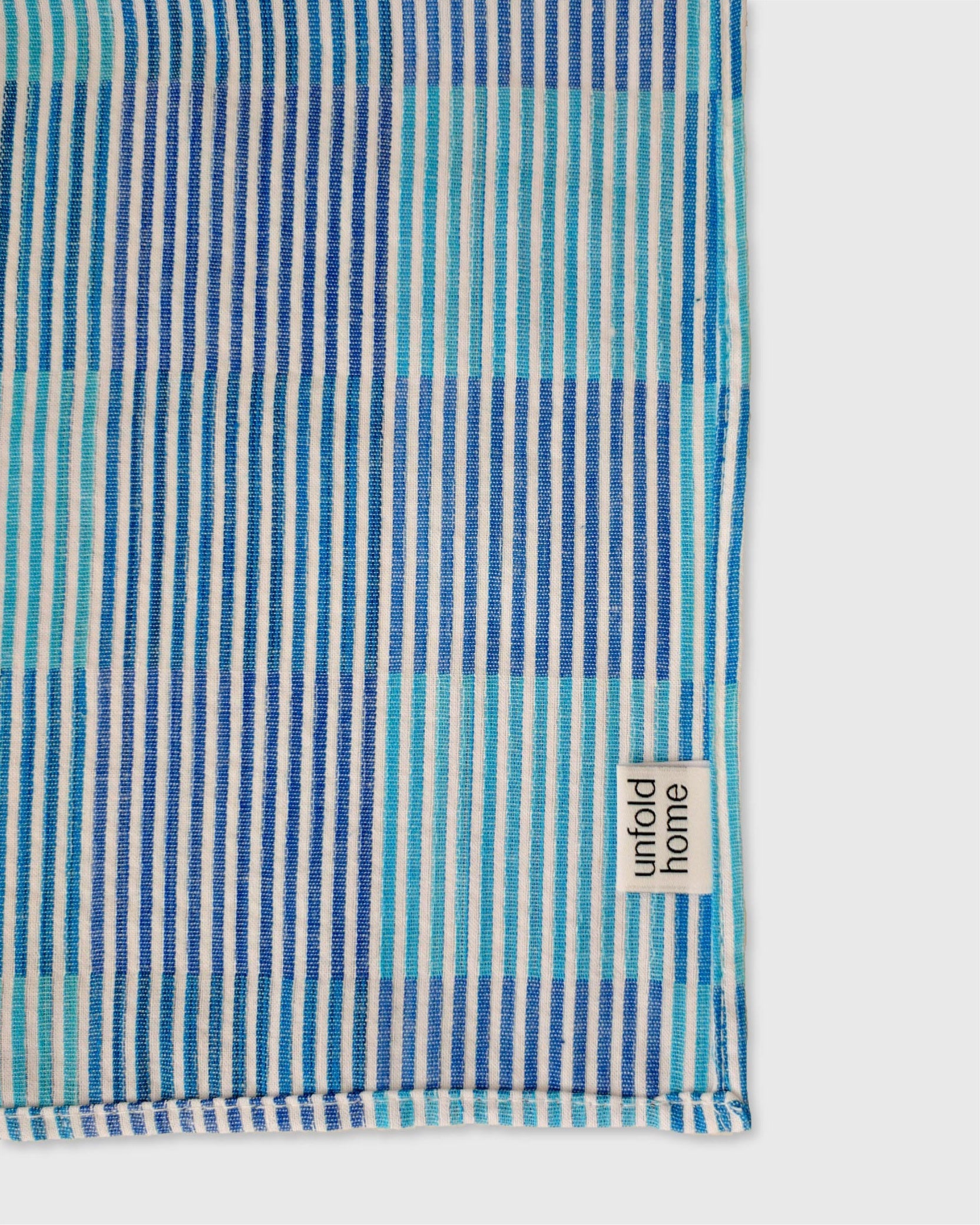 [unfold home] Patchwork kitchen cloth (light blue)