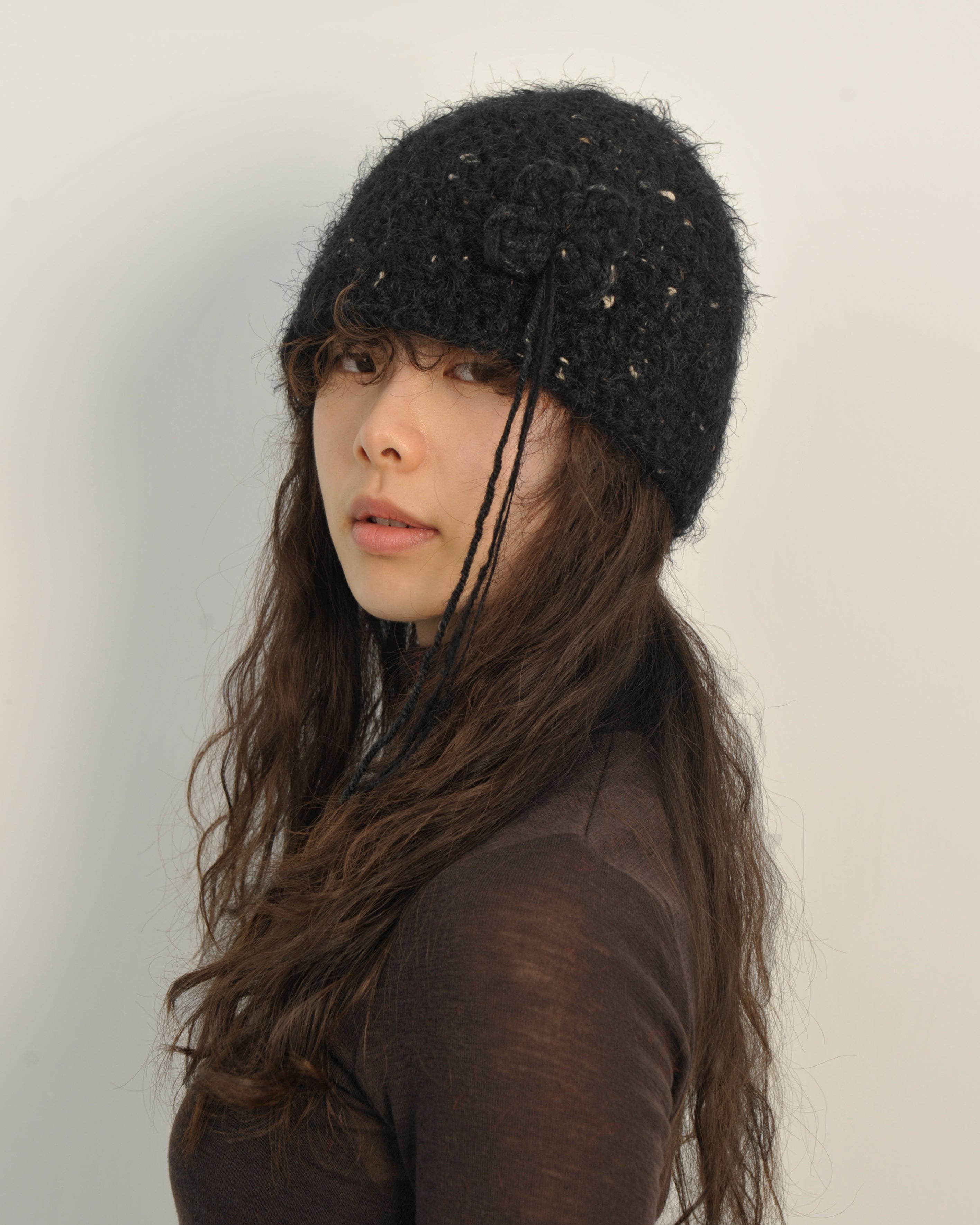 Hairy Knit Beanie