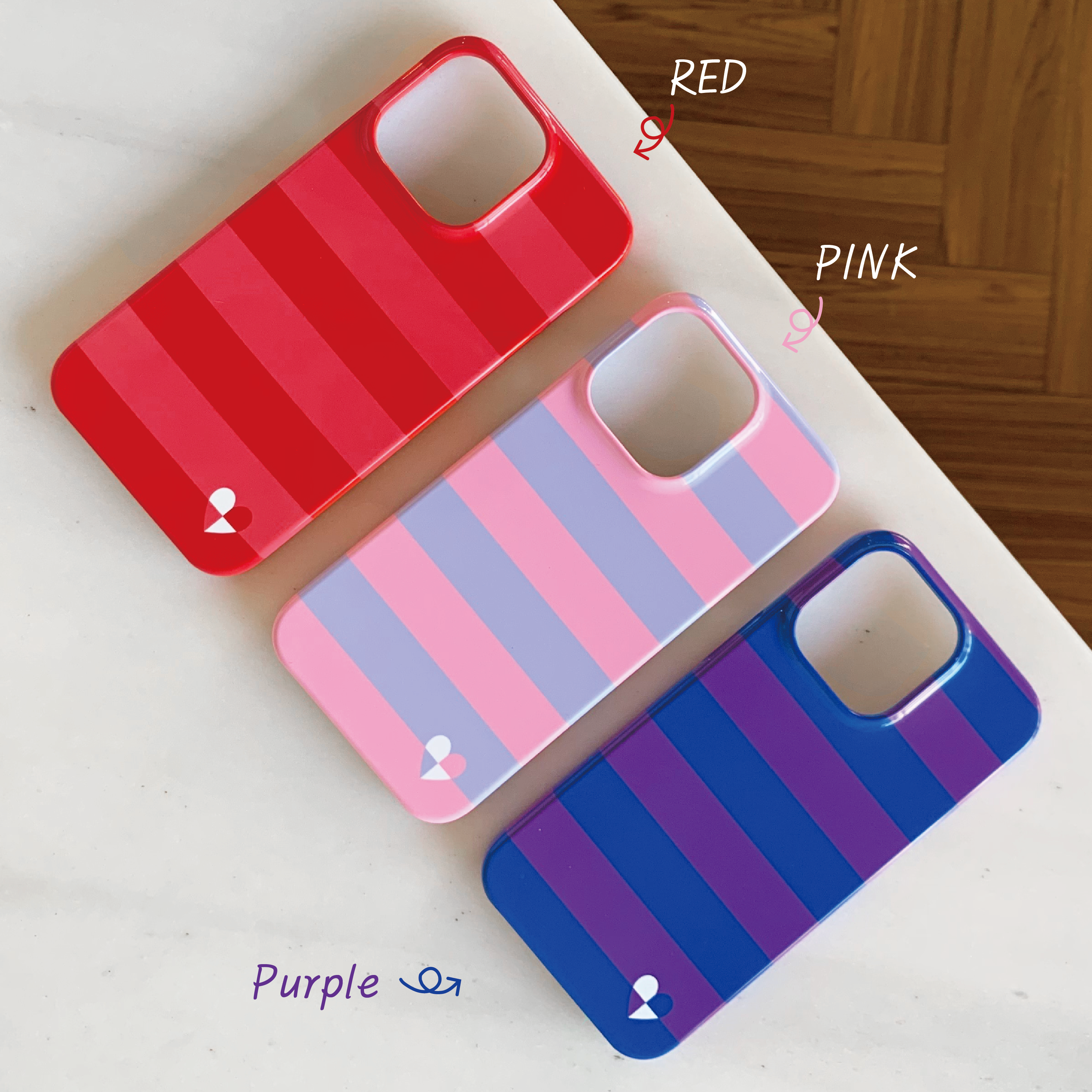 [RED] Pop color Slim-hard case