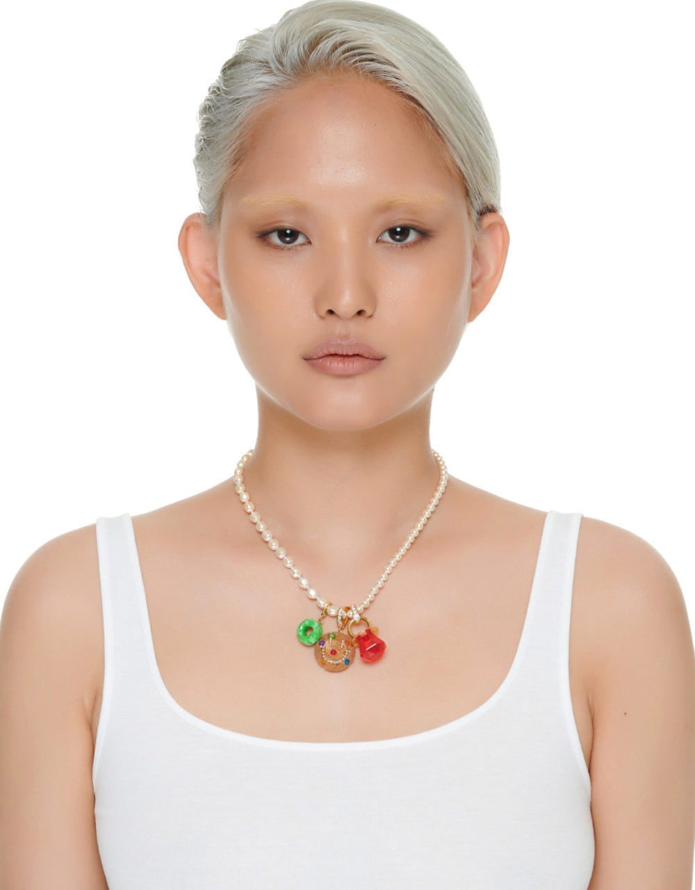 PIERROT COOKIE MULTI CHARM NECKLACE