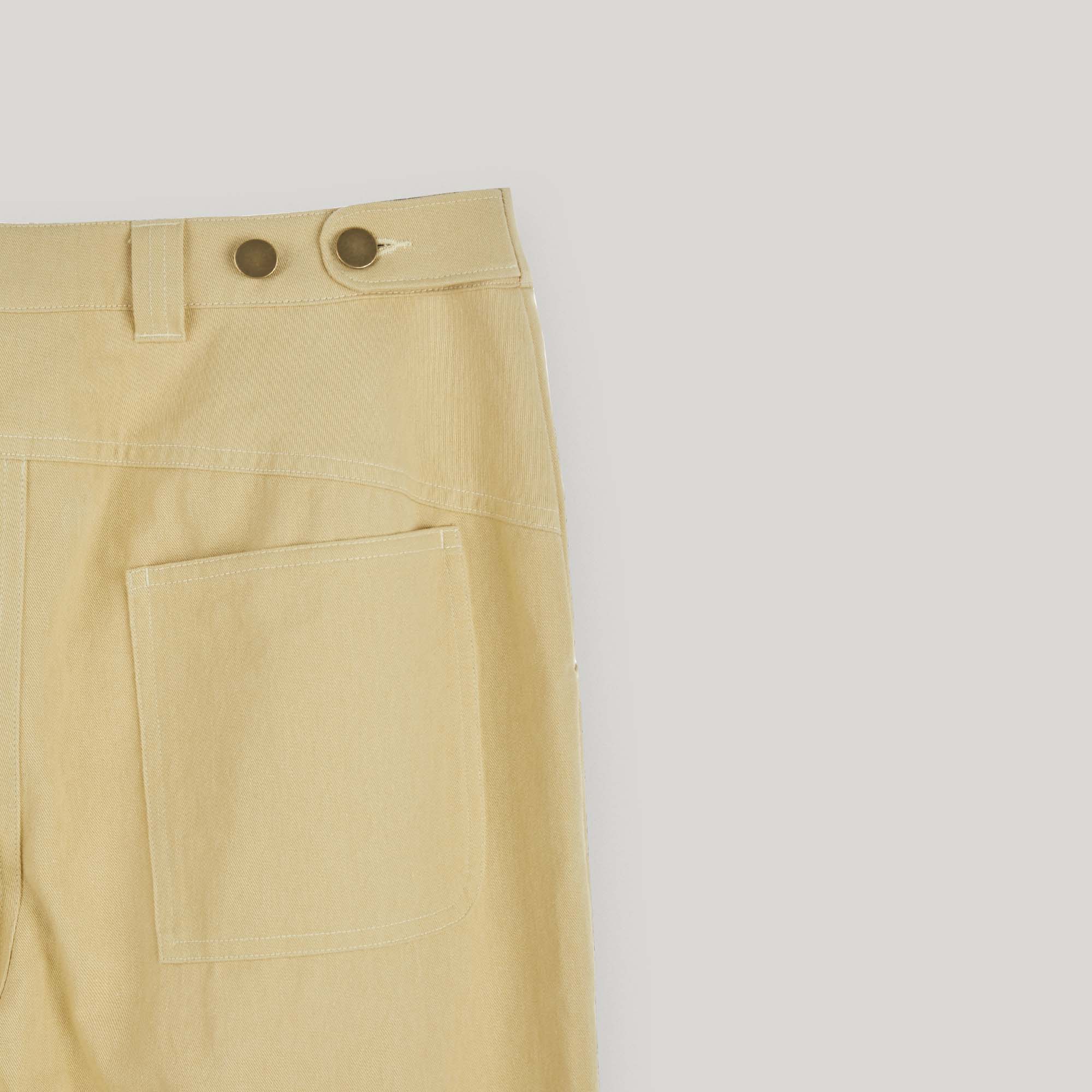 Yellow Wide Wing Pants