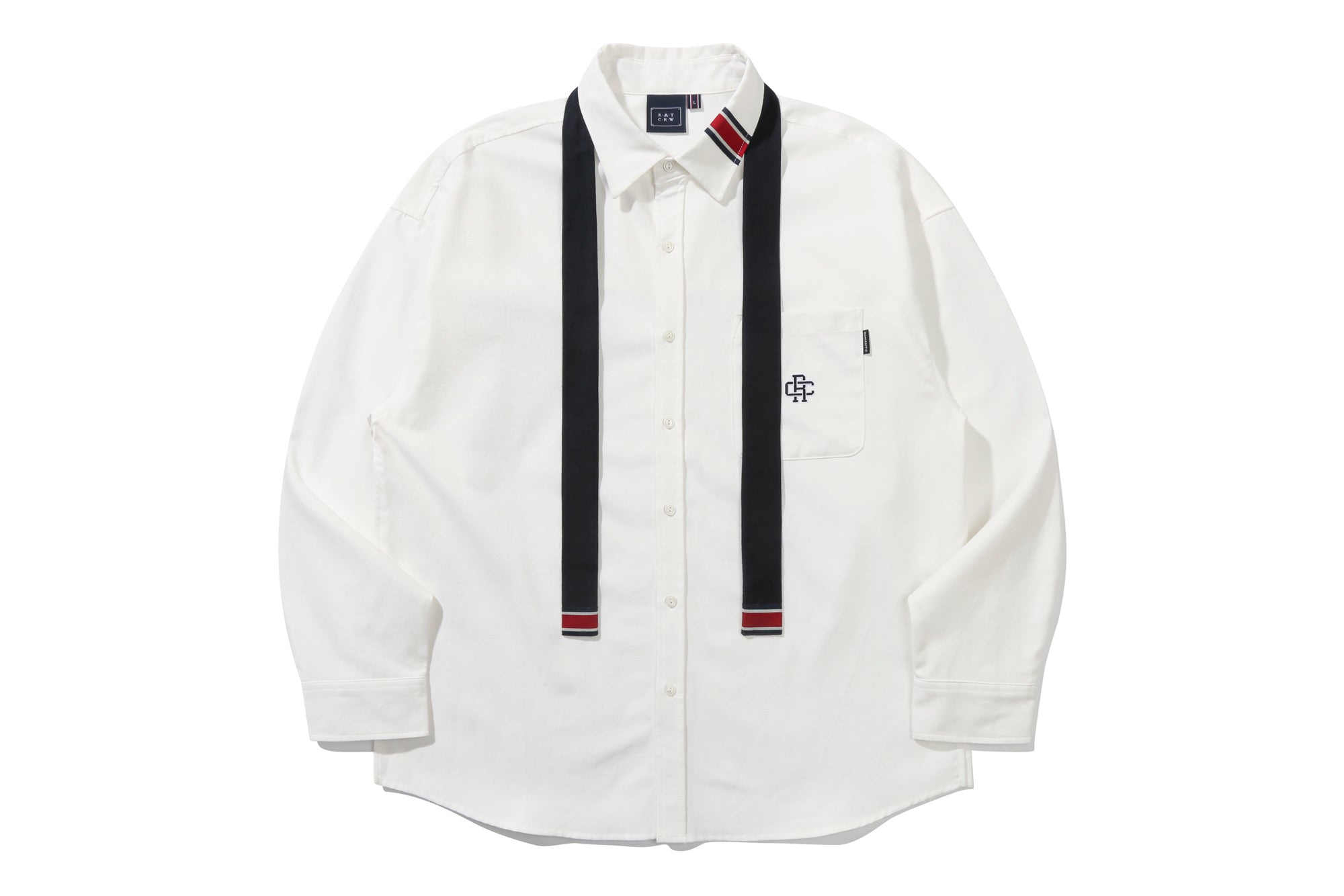 RC CLUB TIE SHIRT_WHITE