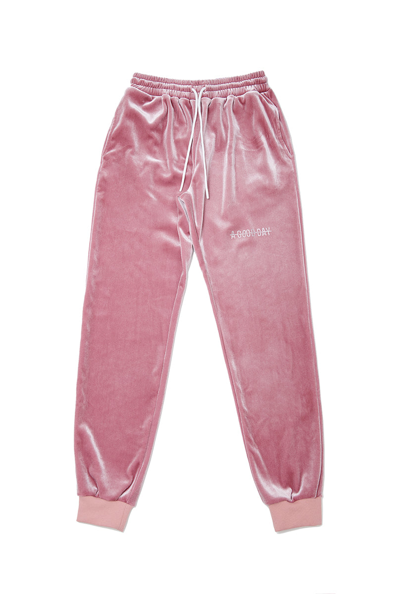 VELVET STONE PANTS (pink)