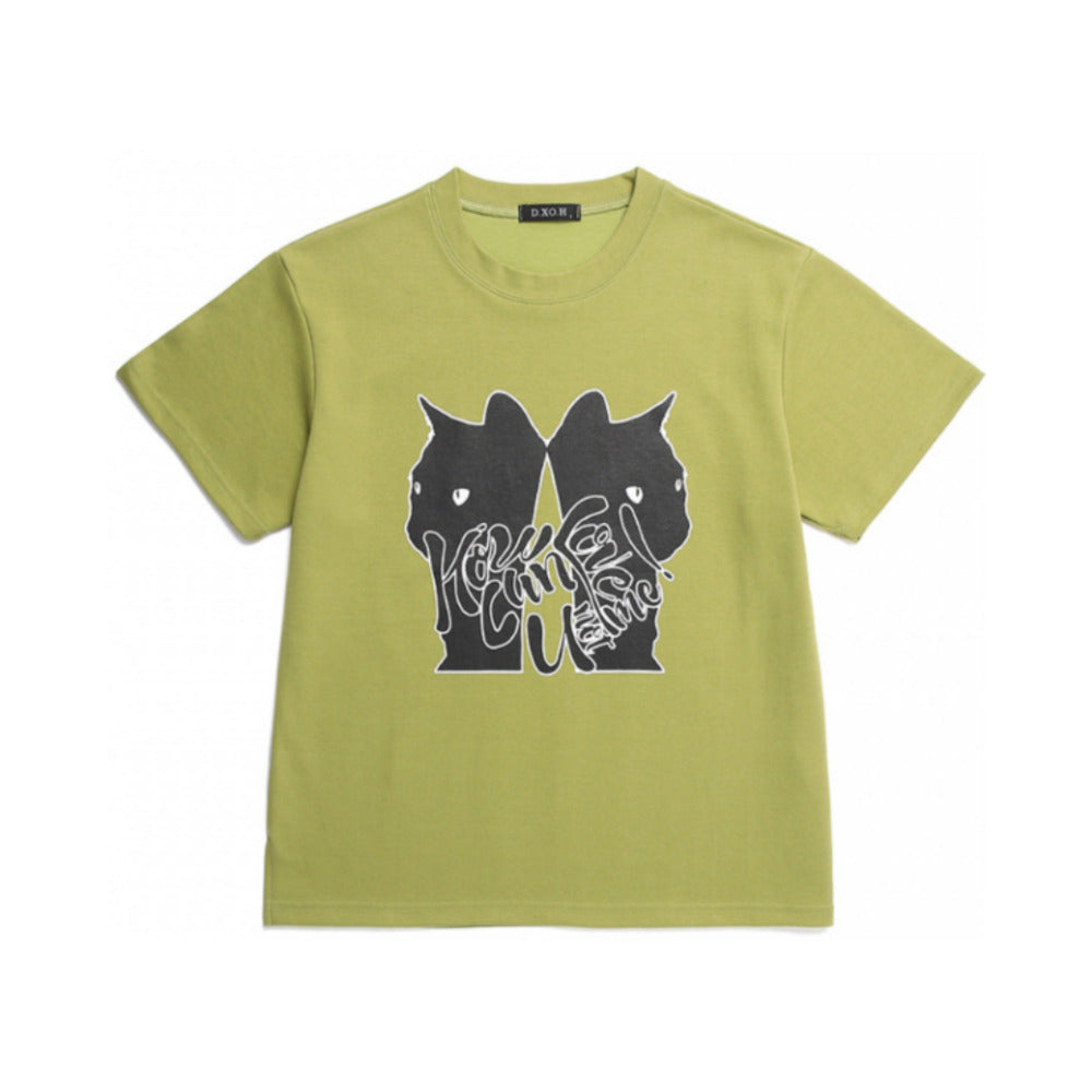 TWO CATS LOGO T-SHIRTS 3COLOR