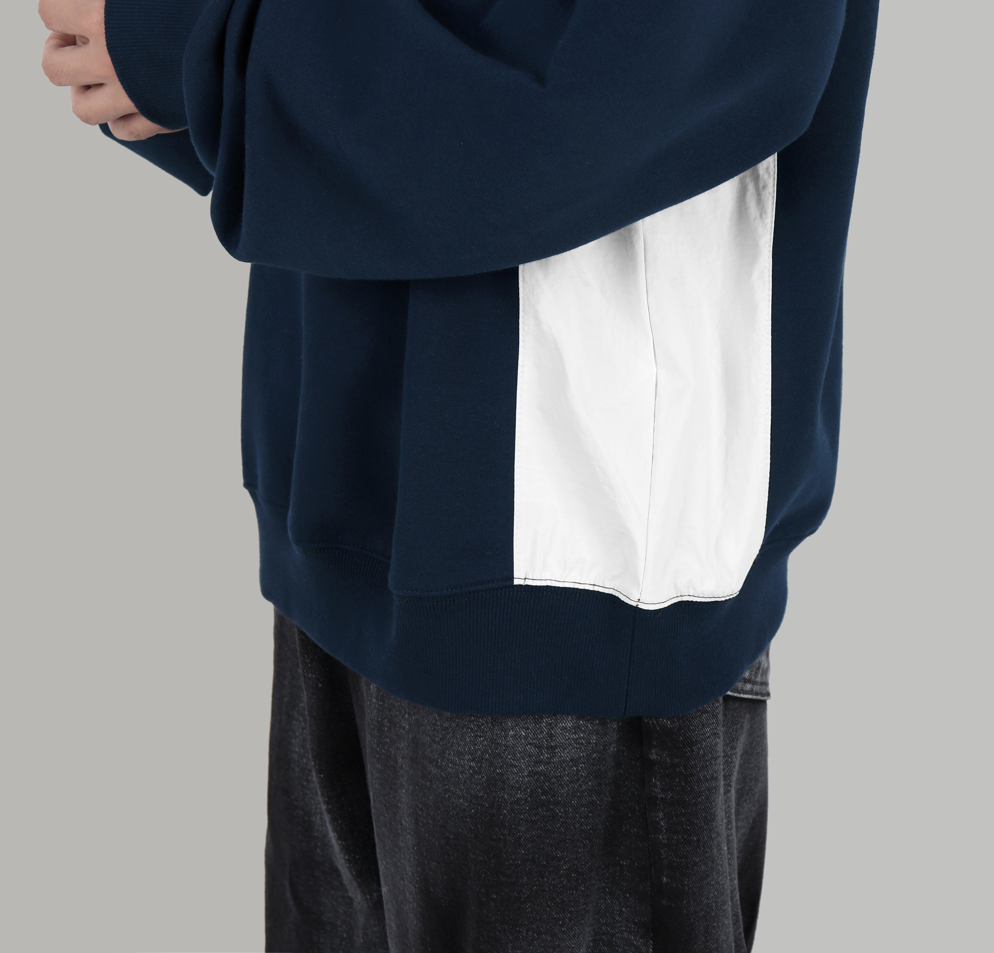 Block Oversized Fit Sweatshirt