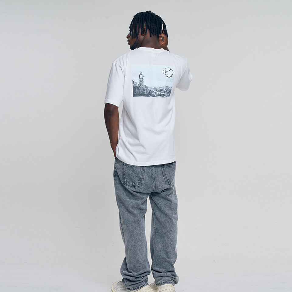 In the City' Short Sleeve Shirt White