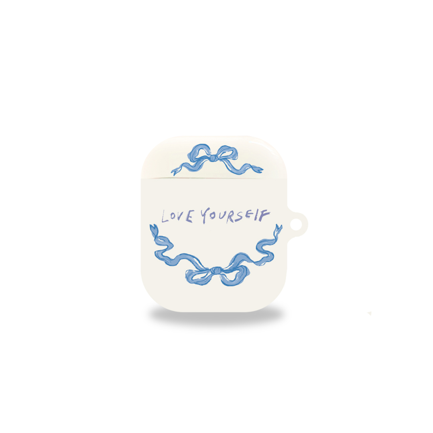 Airpods • Buds case _Blue ribbon