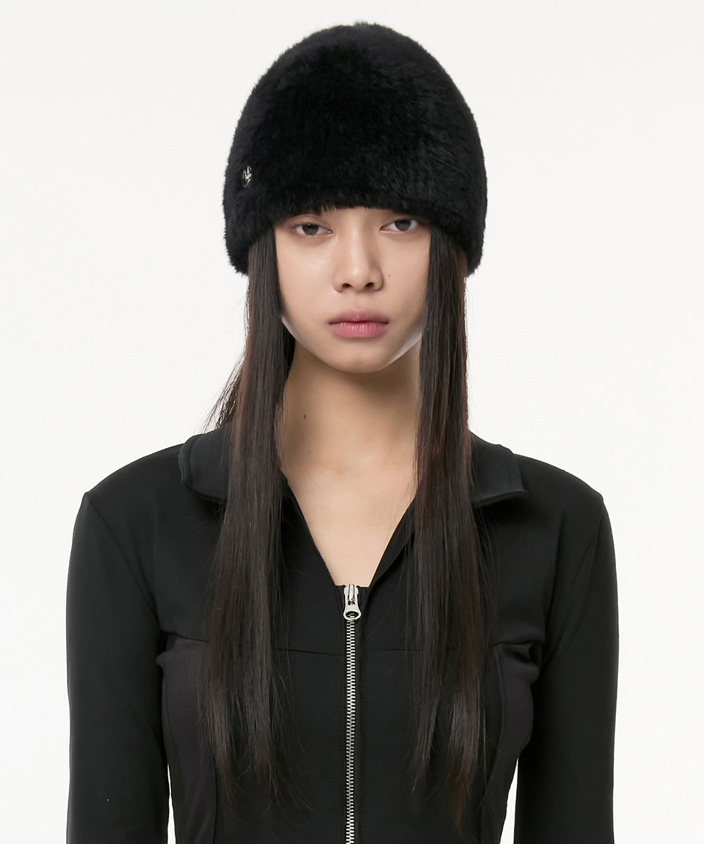 Fur Knit Beanie