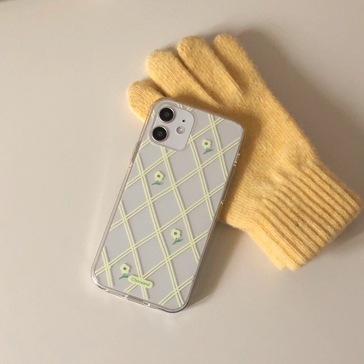 flower check iphone case