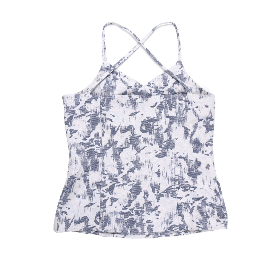 JACQUARD SLEEVELESS TOP