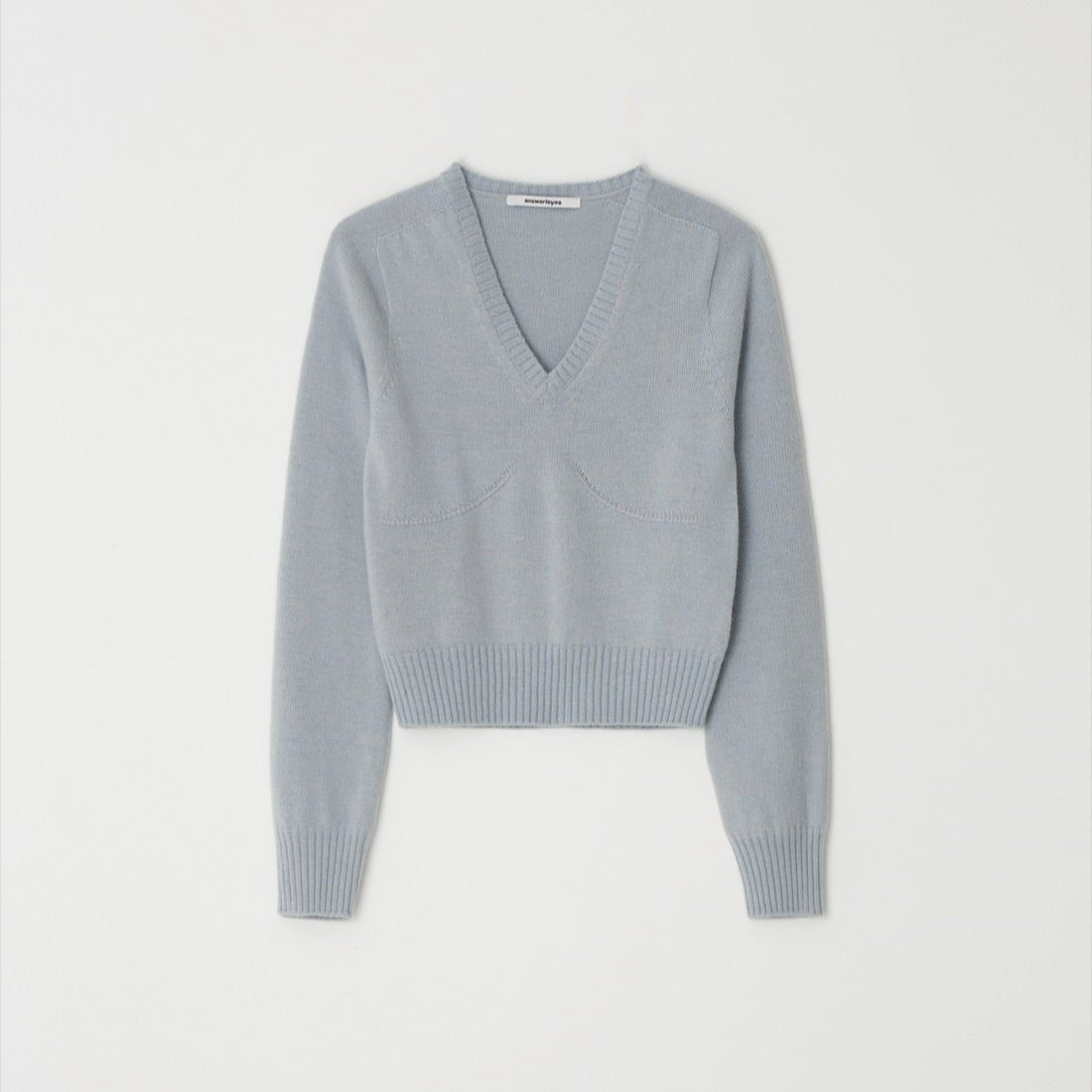 Slub Edge V-neck Knit