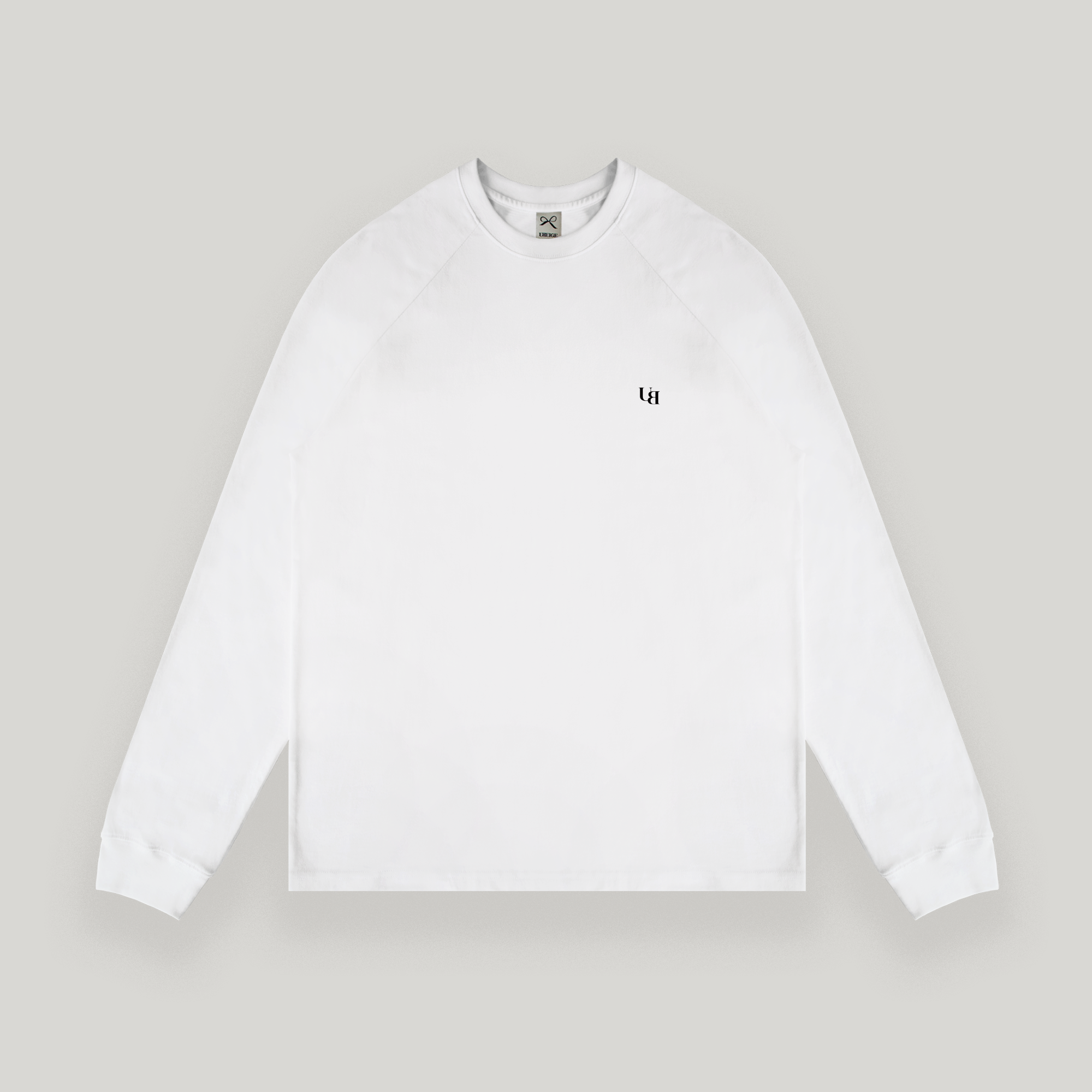 White Raglan Long Sleeve