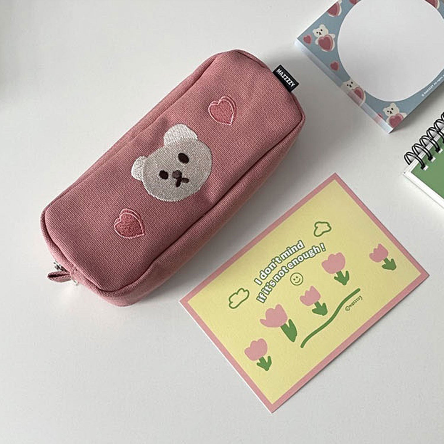 muffin (indi pink) pencil case