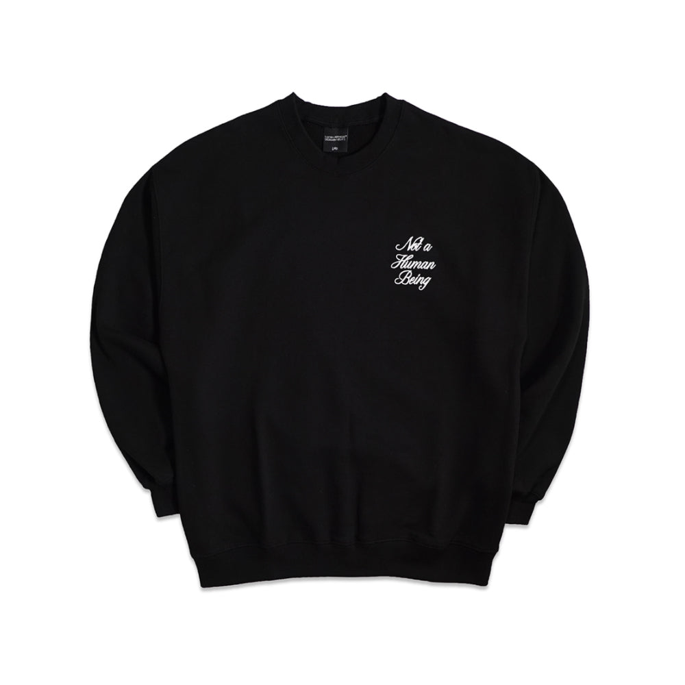 New Basic Script Crewneck Shirts (3color)