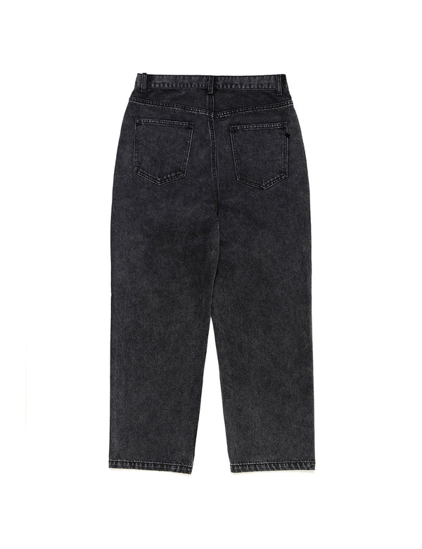 5-POCKET EMB DENIM PANTS BLACK(CV2CFUD129A)