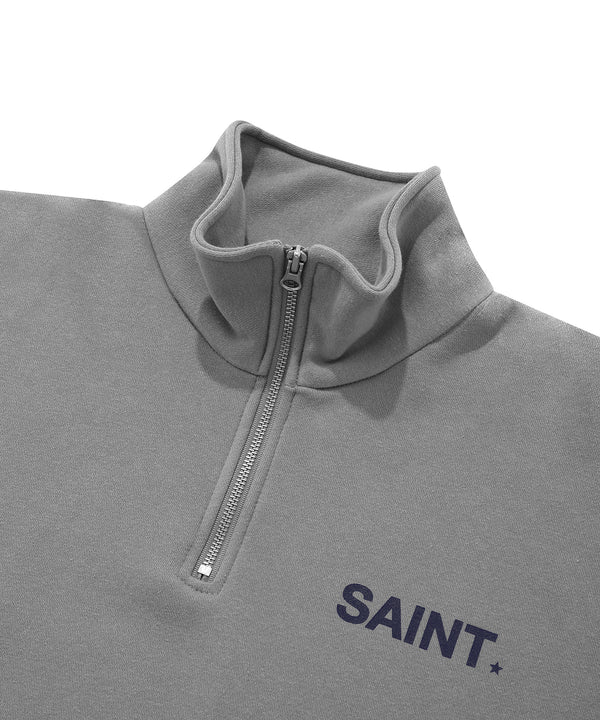 SP G.SAINT HALF ZIP-GRAY