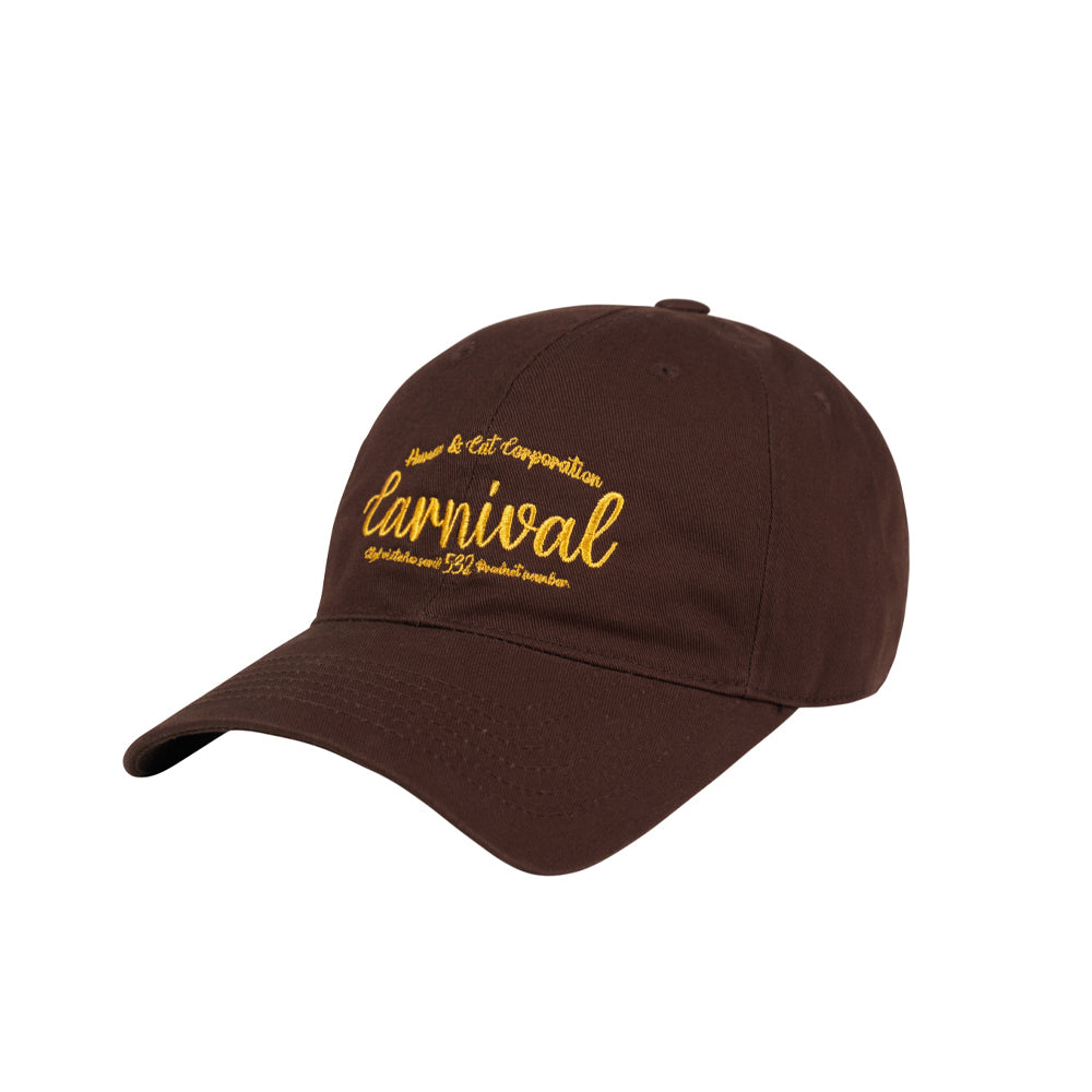 CARNIVAL WASHED BALL CAP / BROWN