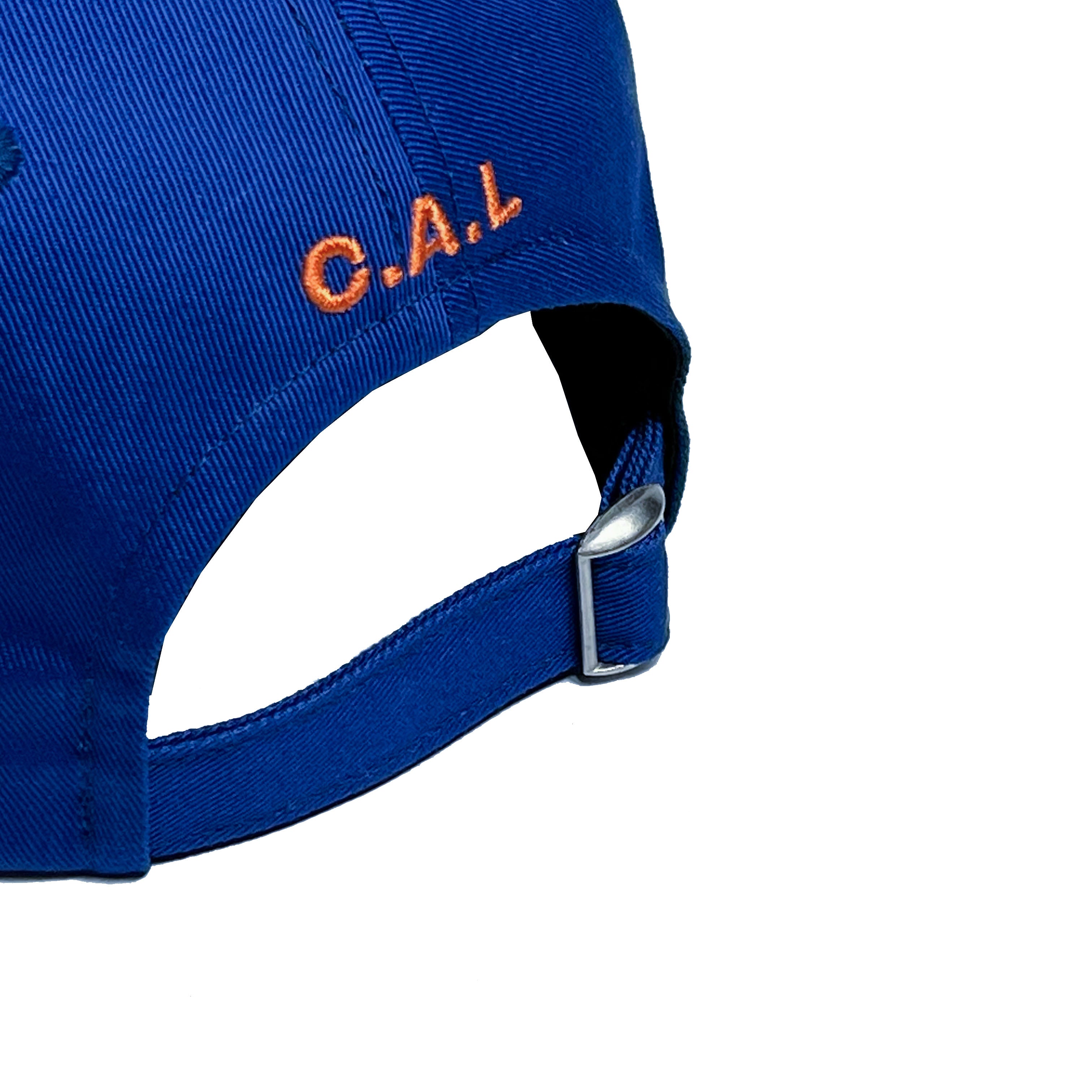 Lettering logo ball cap - blue