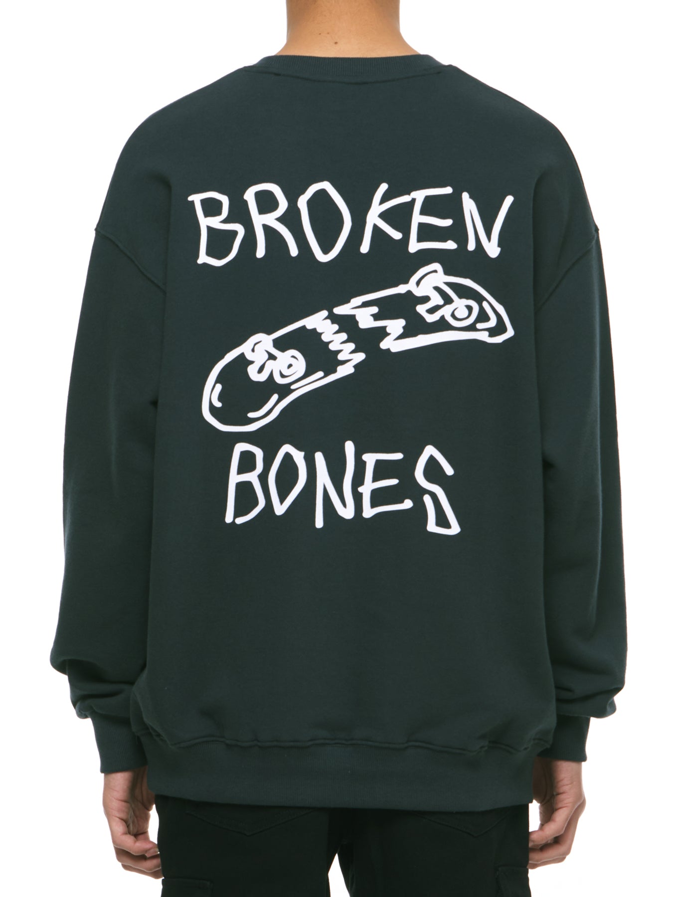 Broken_Bones Sweatshirt CHARCOAL