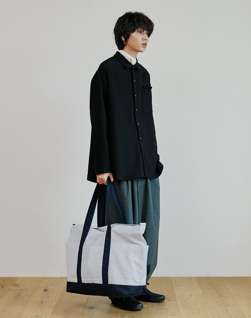 unisex canvas bag white