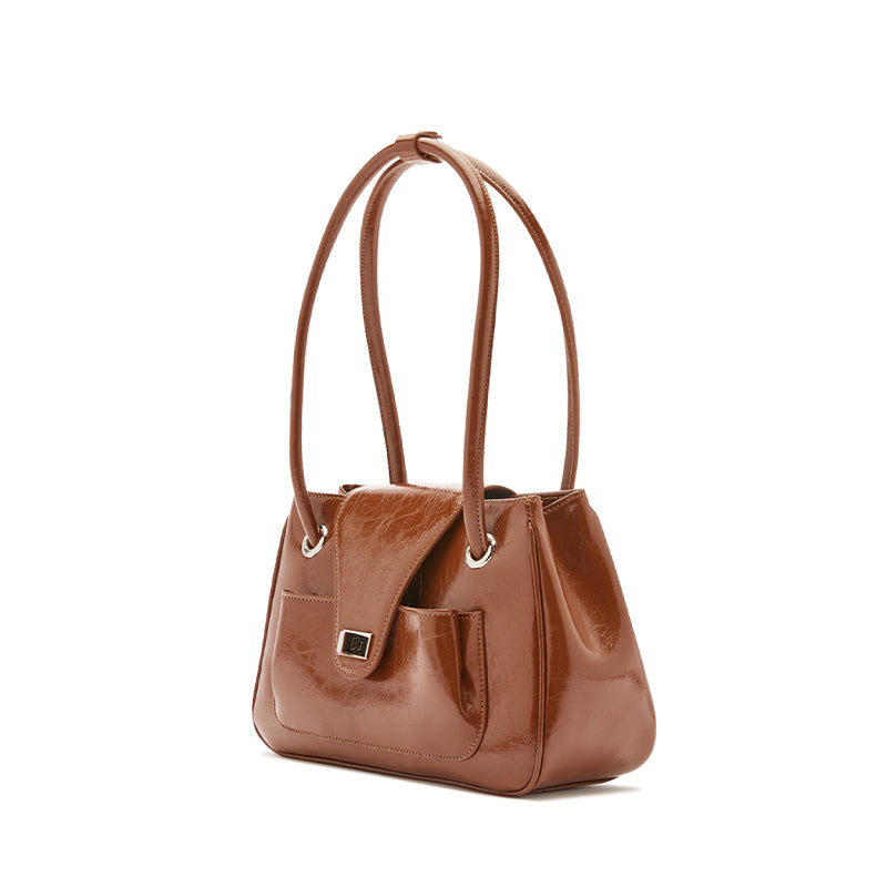 Pao Long Handle Bag Ginger Brown