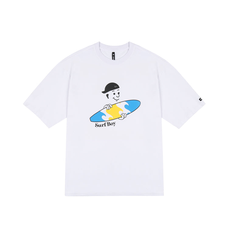 SURFBOY TEE white