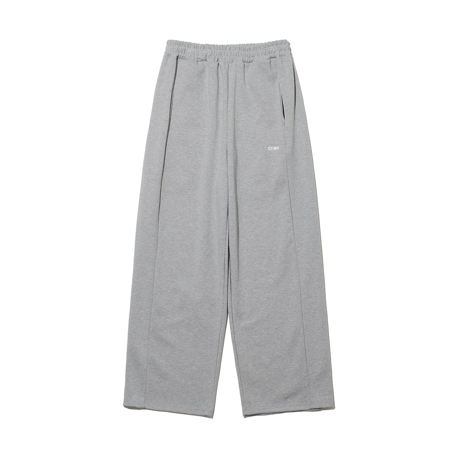 22SS BASIC LOGO WIDE SWEATPANT GRAY