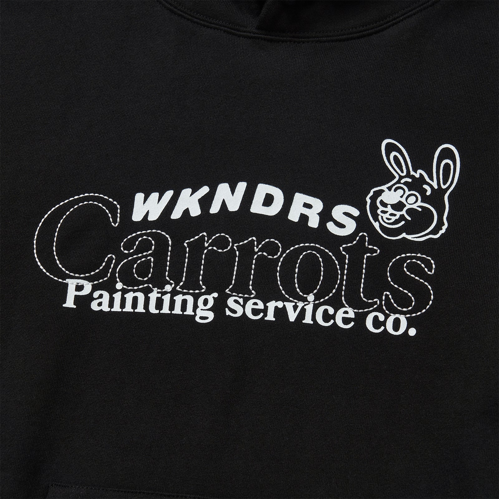 CARROTS HOODIE (BLACK)