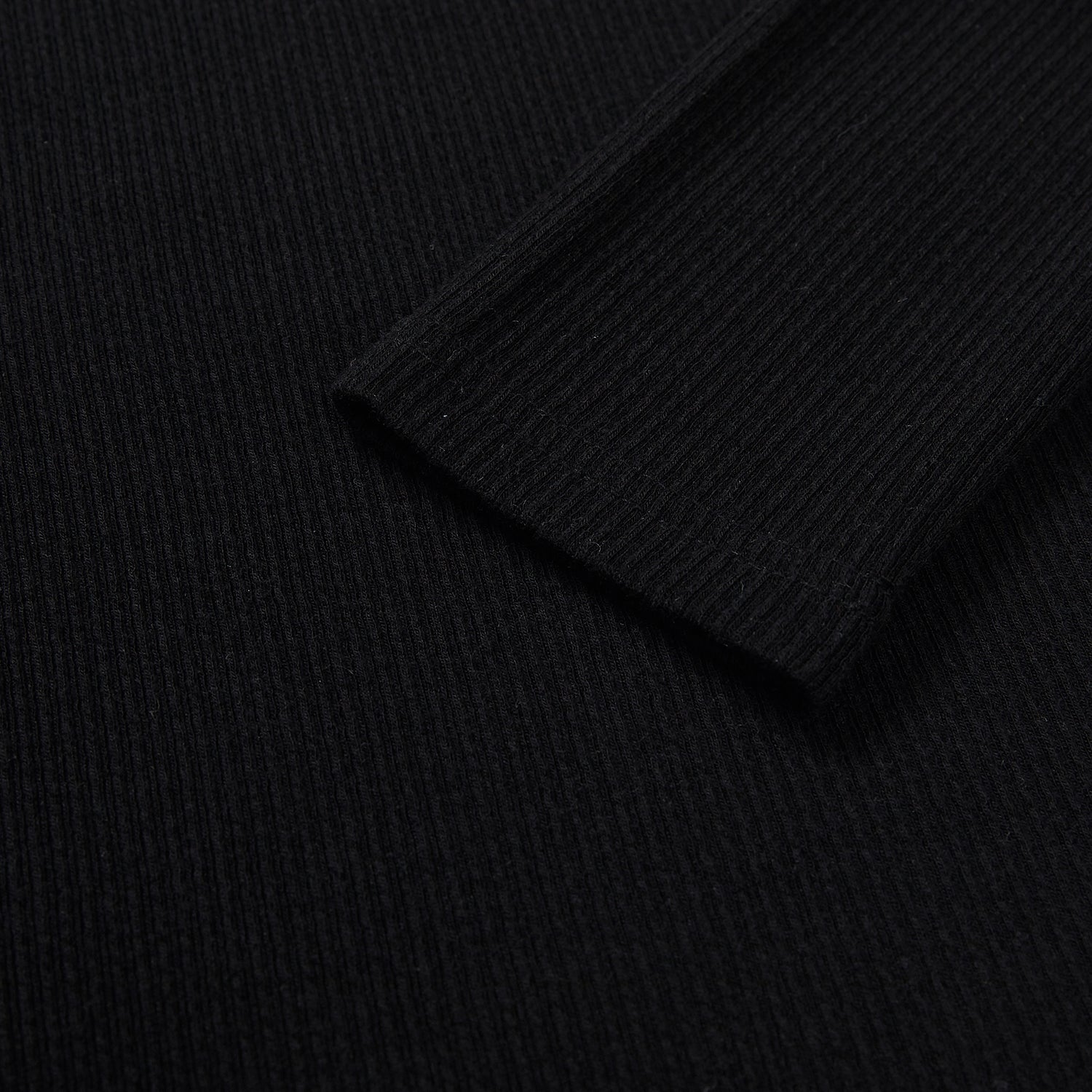 スクエアリボンロングスリーブＴシャツ / Square Ribbon Long Sleeve [BLACK]