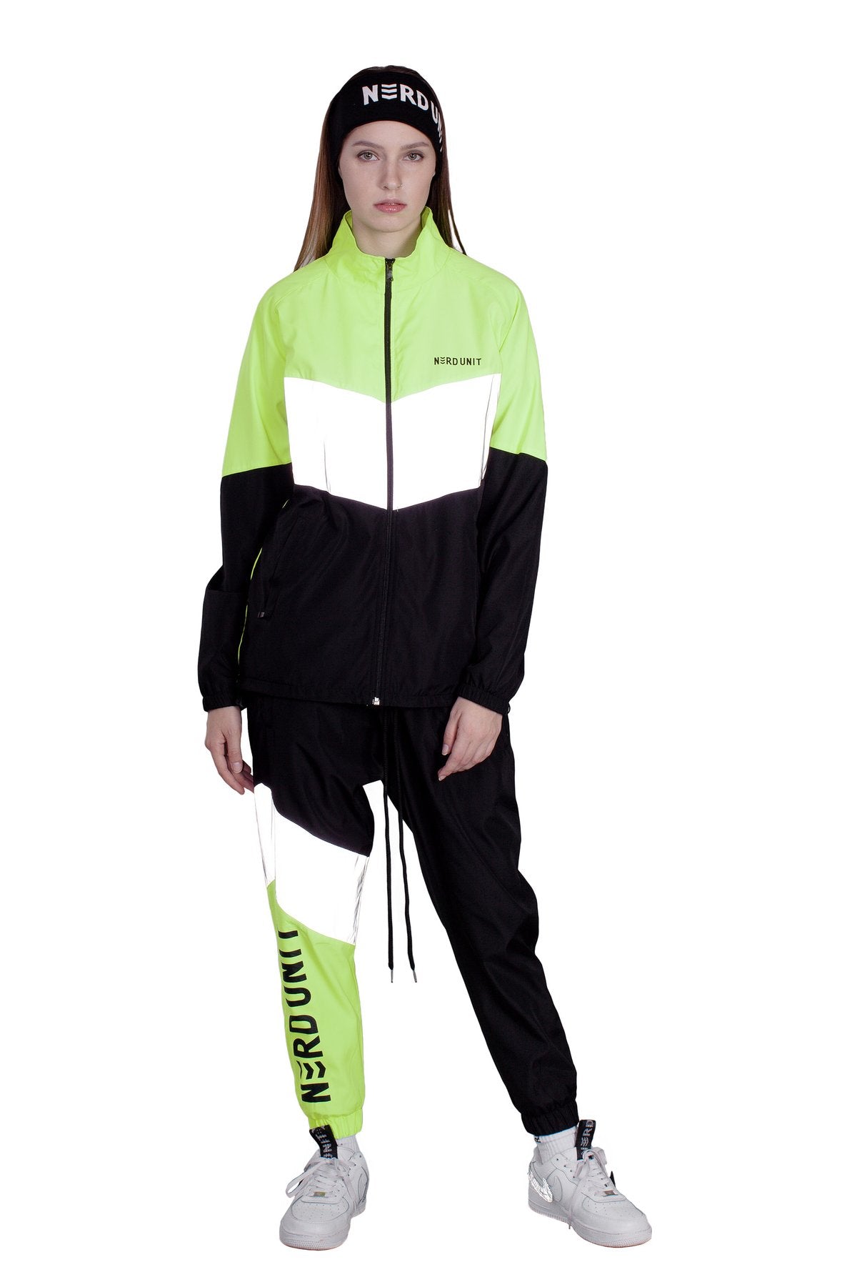 EMBLEM REFLECTIVE WINDBREAKER JACKET