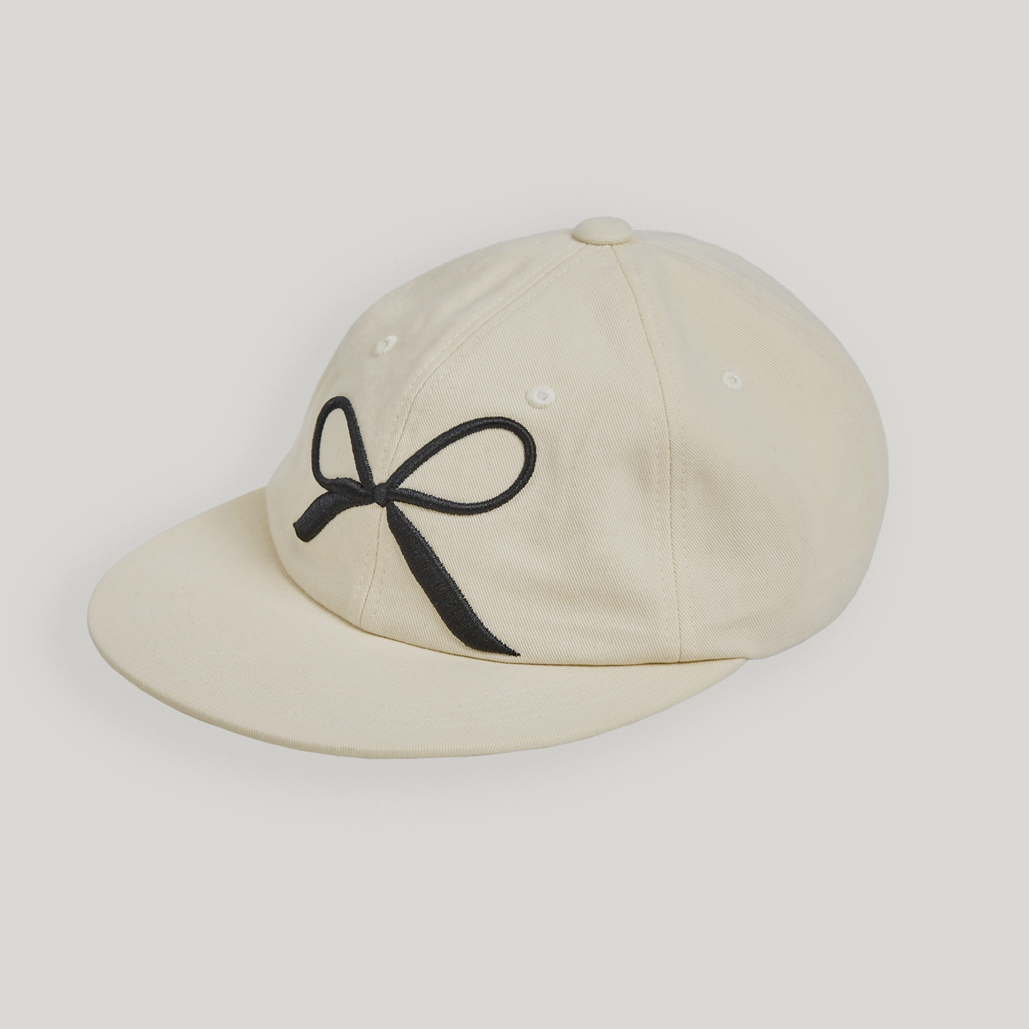 Ivory Ribbon Cap