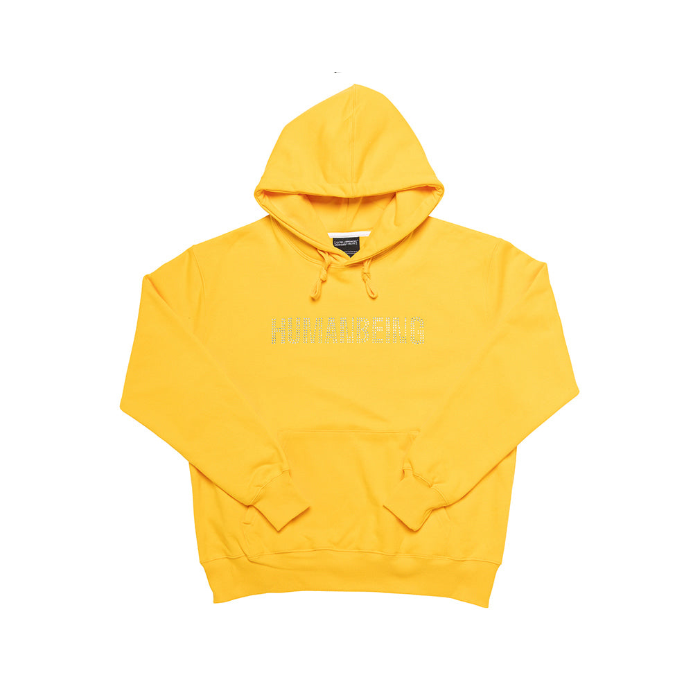 HUMANBEING RHINESTONE HOODIE (3color)